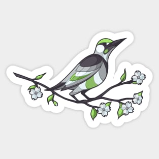 Pride Birds - Agender Sticker